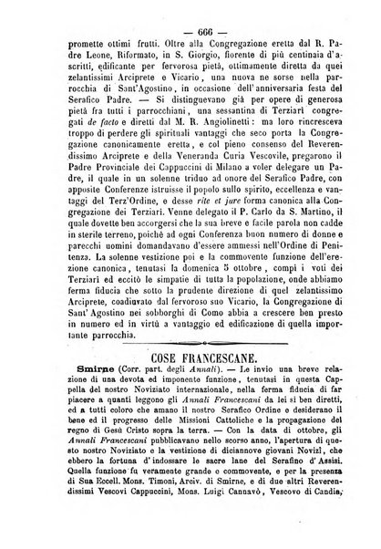 Annali francescani periodico religioso dedicato agli iscritti del Terz'ordine