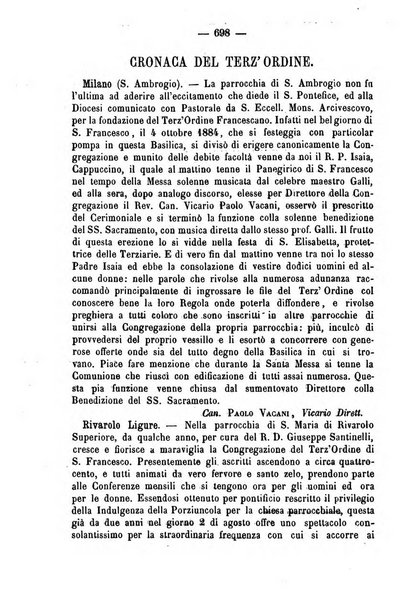 Annali francescani periodico religioso dedicato agli iscritti del Terz'ordine