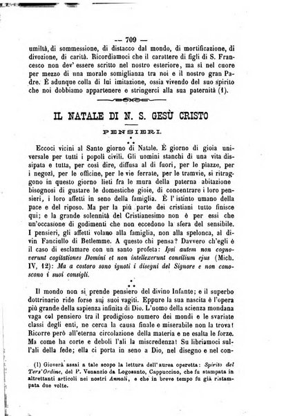 Annali francescani periodico religioso dedicato agli iscritti del Terz'ordine