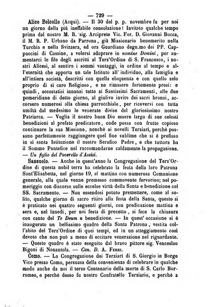 Annali francescani periodico religioso dedicato agli iscritti del Terz'ordine