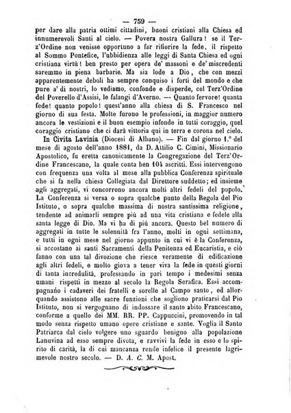 Annali francescani periodico religioso dedicato agli iscritti del Terz'ordine