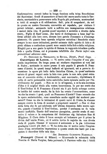 Annali francescani periodico religioso dedicato agli iscritti del Terz'ordine