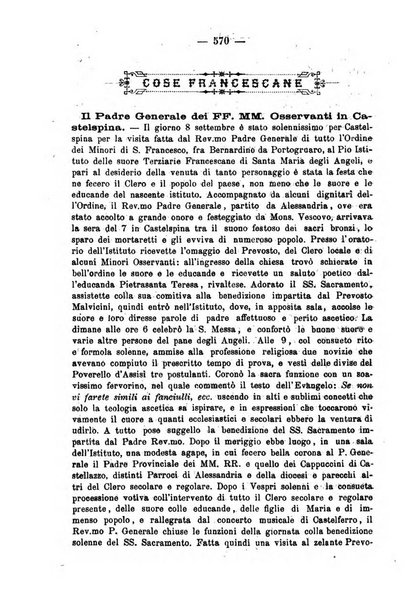 Annali francescani periodico religioso dedicato agli iscritti del Terz'ordine