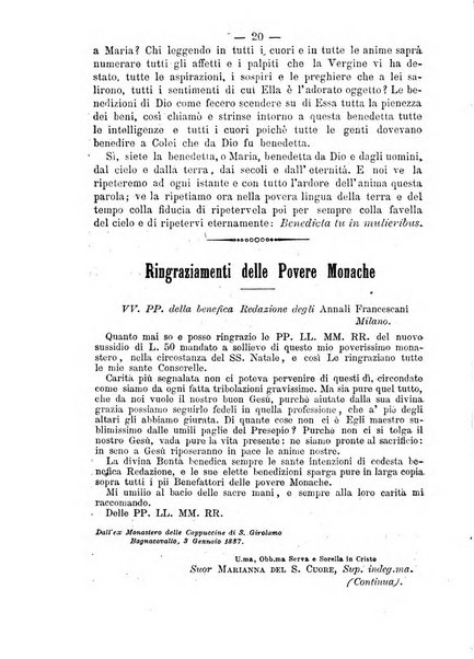 Annali francescani periodico religioso dedicato agli iscritti del Terz'ordine