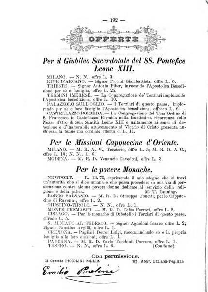 Annali francescani periodico religioso dedicato agli iscritti del Terz'ordine