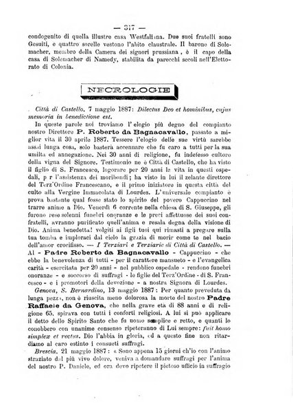 Annali francescani periodico religioso dedicato agli iscritti del Terz'ordine