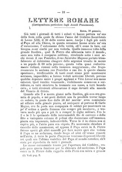 Annali francescani periodico religioso dedicato agli iscritti del Terz'ordine