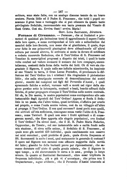 Annali francescani periodico religioso dedicato agli iscritti del Terz'ordine