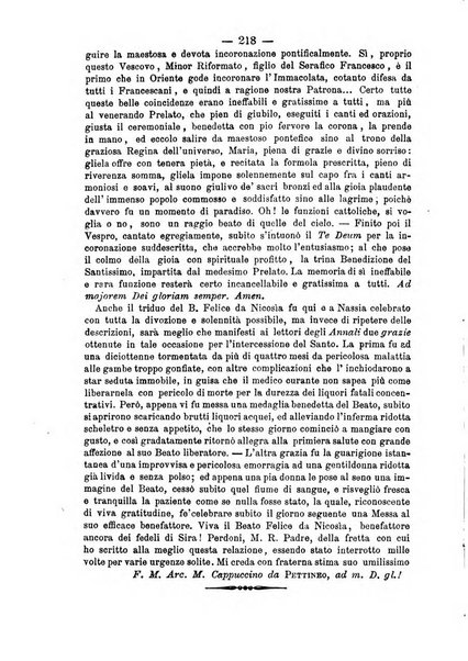 Annali francescani periodico religioso dedicato agli iscritti del Terz'ordine