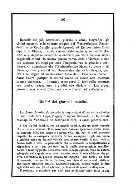 Annali francescani periodico religioso dedicato agli iscritti del Terz'ordine