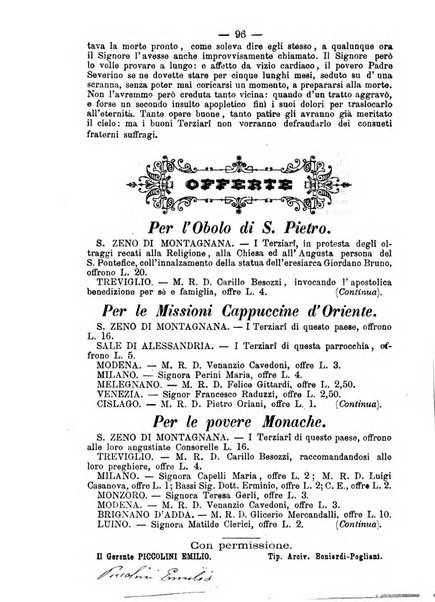 Annali francescani periodico religioso dedicato agli iscritti del Terz'ordine