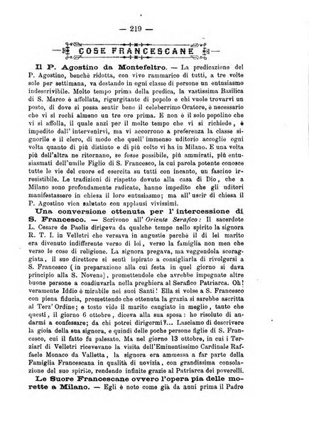 Annali francescani periodico religioso dedicato agli iscritti del Terz'ordine