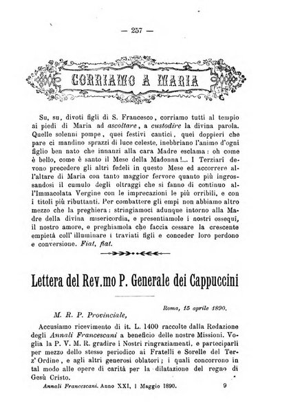 Annali francescani periodico religioso dedicato agli iscritti del Terz'ordine