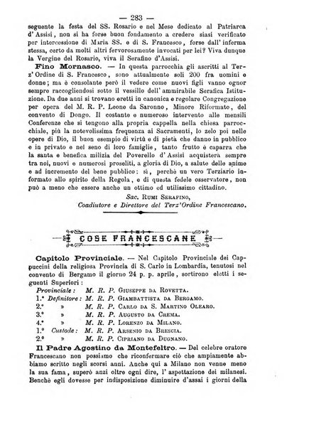 Annali francescani periodico religioso dedicato agli iscritti del Terz'ordine