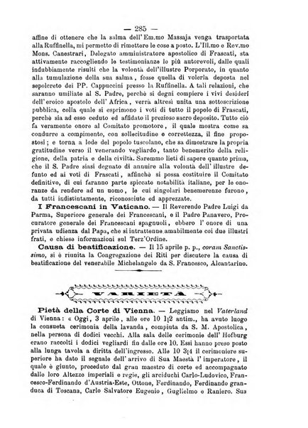 Annali francescani periodico religioso dedicato agli iscritti del Terz'ordine