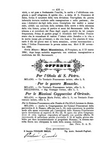 Annali francescani periodico religioso dedicato agli iscritti del Terz'ordine