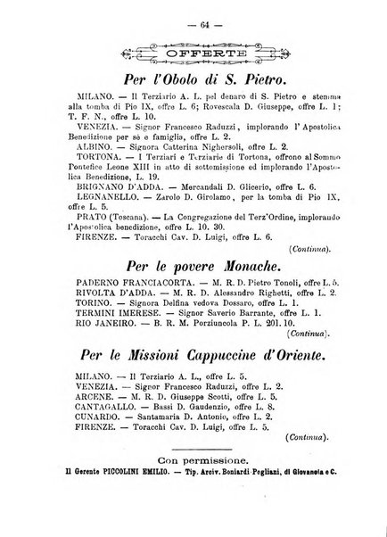 Annali francescani periodico religioso dedicato agli iscritti del Terz'ordine