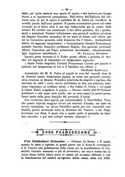 Annali francescani periodico religioso dedicato agli iscritti del Terz'ordine