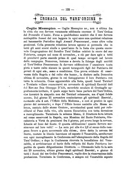 Annali francescani periodico religioso dedicato agli iscritti del Terz'ordine