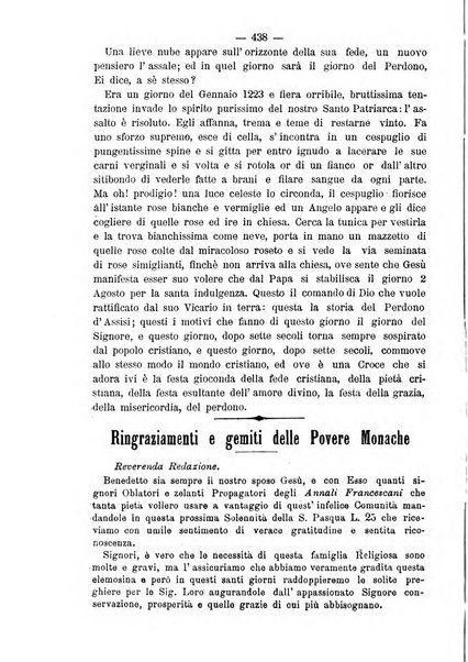 Annali francescani periodico religioso dedicato agli iscritti del Terz'ordine