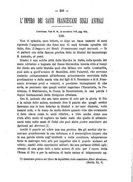 Annali francescani periodico religioso dedicato agli iscritti del Terz'ordine