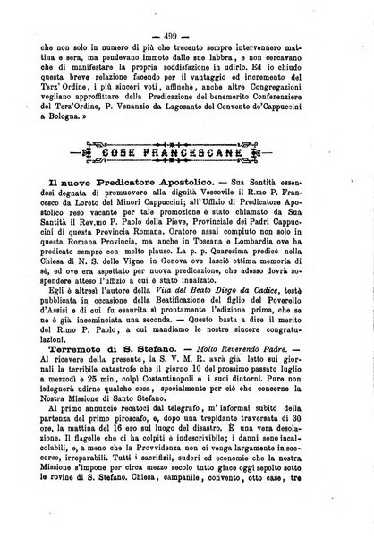 Annali francescani periodico religioso dedicato agli iscritti del Terz'ordine