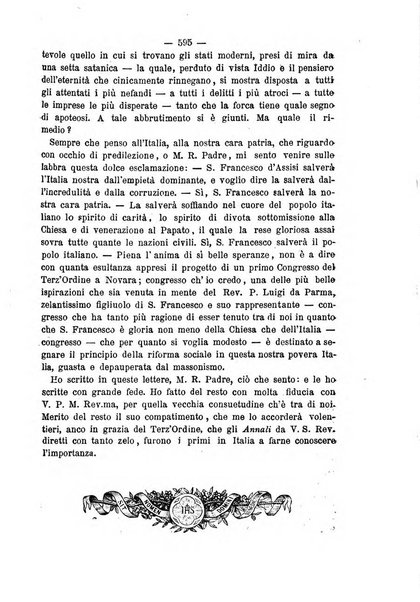 Annali francescani periodico religioso dedicato agli iscritti del Terz'ordine