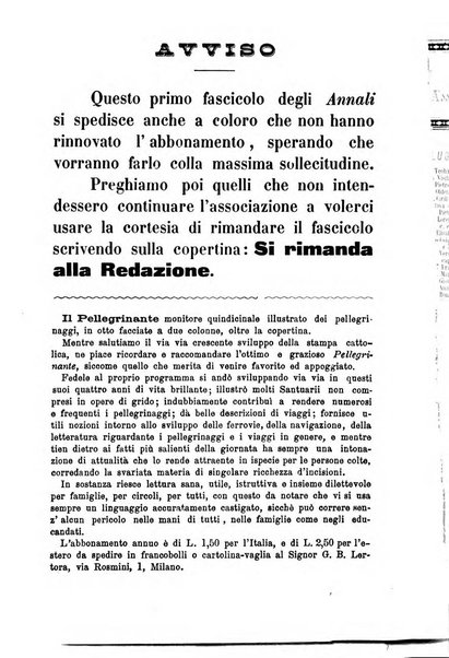 Annali francescani periodico religioso dedicato agli iscritti del Terz'ordine