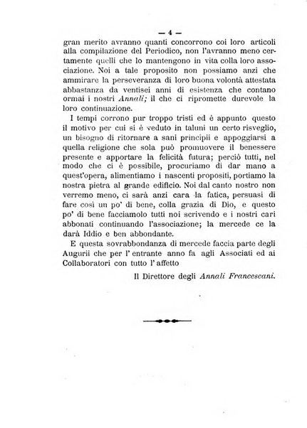 Annali francescani periodico religioso dedicato agli iscritti del Terz'ordine