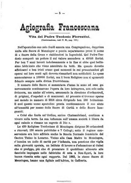 Annali francescani periodico religioso dedicato agli iscritti del Terz'ordine