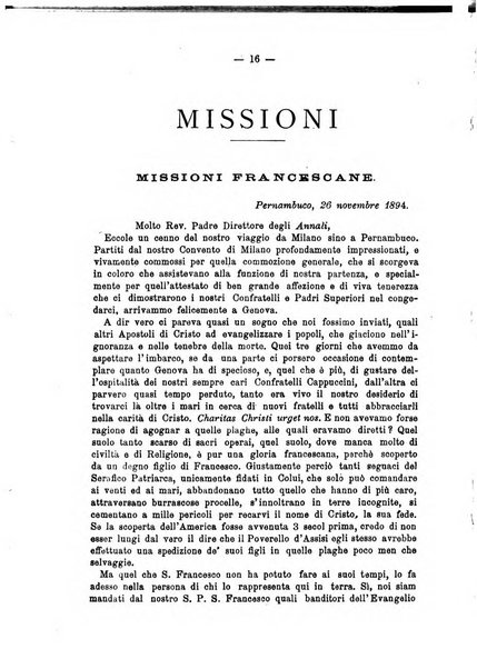 Annali francescani periodico religioso dedicato agli iscritti del Terz'ordine