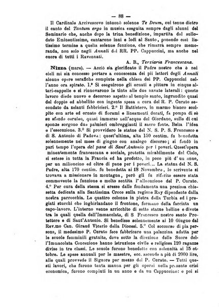 Annali francescani periodico religioso dedicato agli iscritti del Terz'ordine