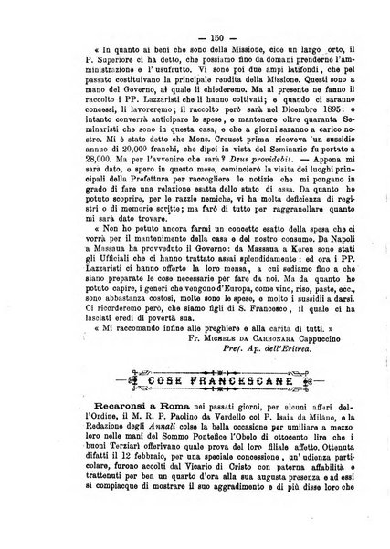 Annali francescani periodico religioso dedicato agli iscritti del Terz'ordine