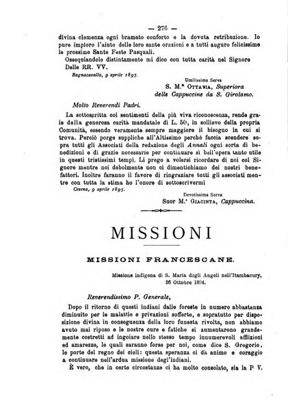 Annali francescani periodico religioso dedicato agli iscritti del Terz'ordine