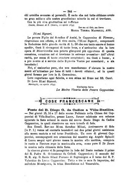 Annali francescani periodico religioso dedicato agli iscritti del Terz'ordine