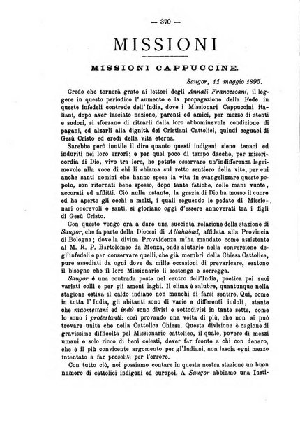 Annali francescani periodico religioso dedicato agli iscritti del Terz'ordine