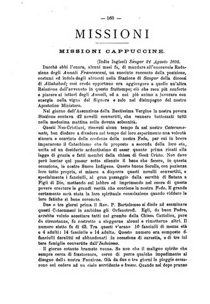 Annali francescani periodico religioso dedicato agli iscritti del Terz'ordine