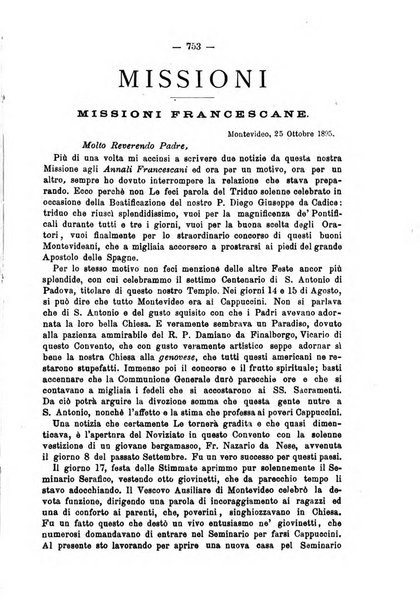 Annali francescani periodico religioso dedicato agli iscritti del Terz'ordine