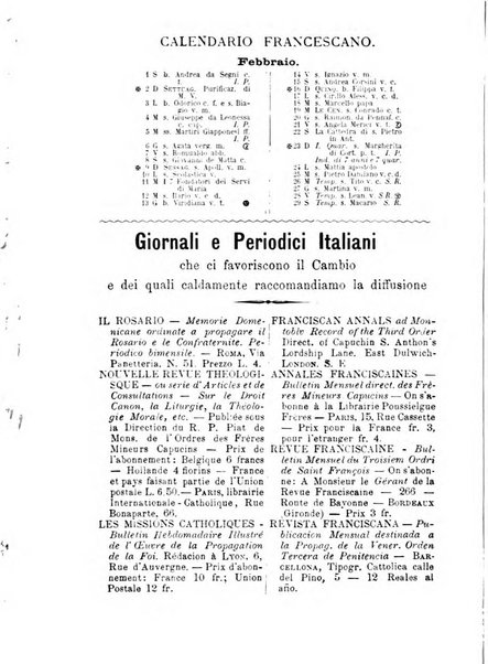 Annali francescani periodico religioso dedicato agli iscritti del Terz'ordine