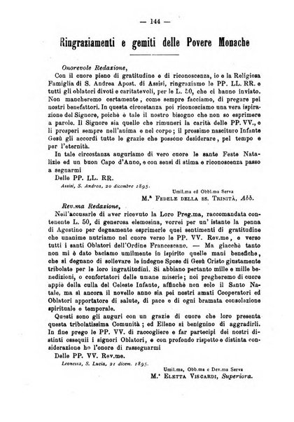 Annali francescani periodico religioso dedicato agli iscritti del Terz'ordine