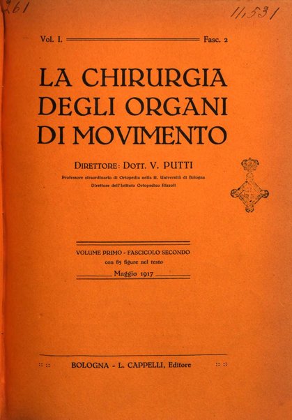 La chirurgia degli organi di movimento