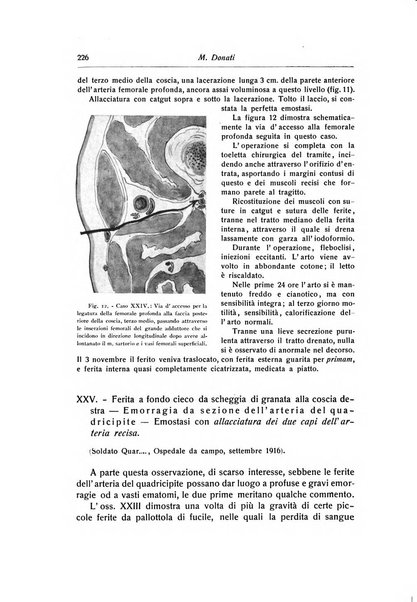 La chirurgia degli organi di movimento