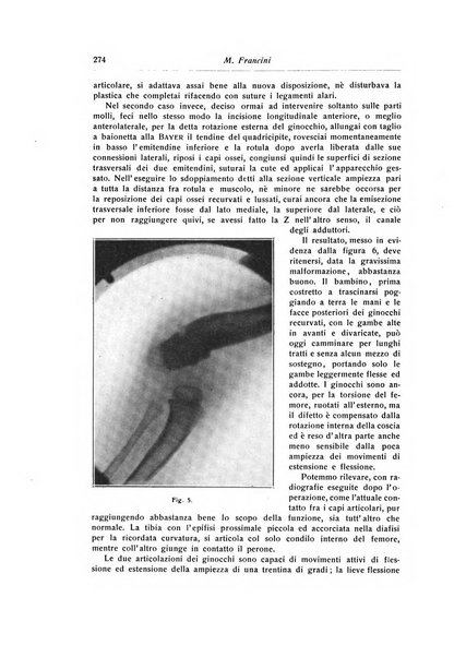 La chirurgia degli organi di movimento