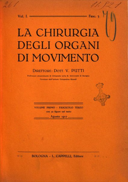 La chirurgia degli organi di movimento