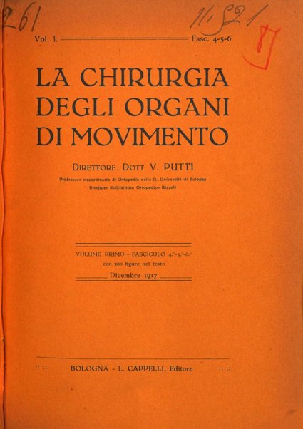 La chirurgia degli organi di movimento