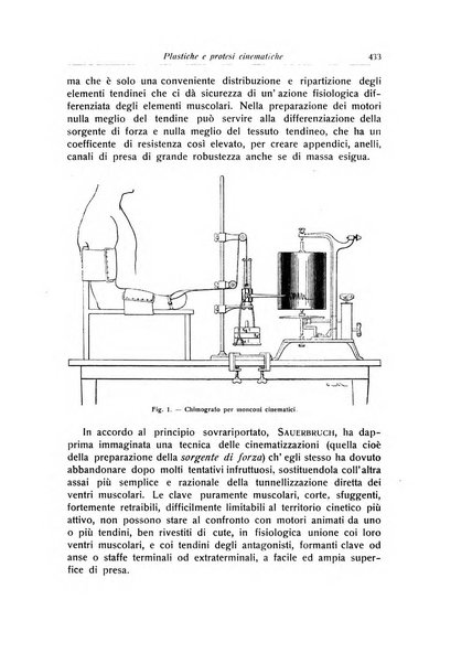 La chirurgia degli organi di movimento