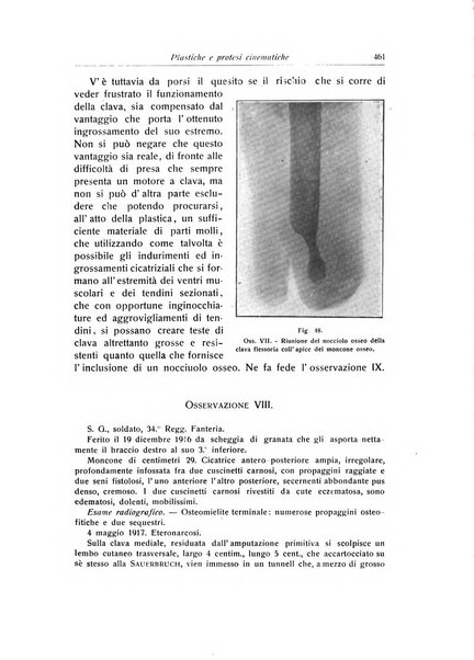 La chirurgia degli organi di movimento