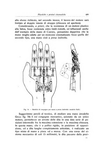 La chirurgia degli organi di movimento