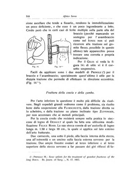 La chirurgia degli organi di movimento