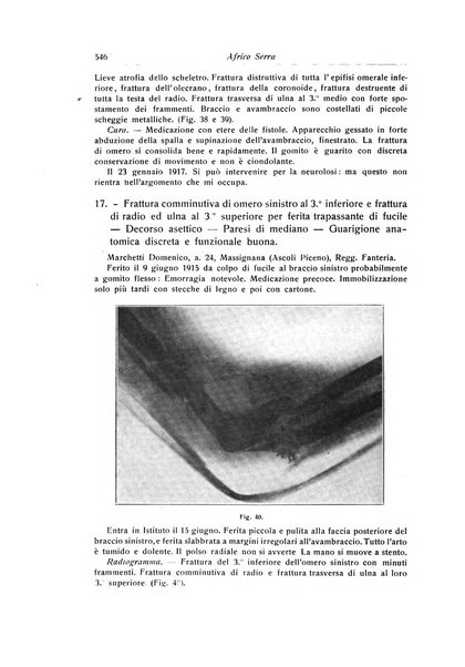 La chirurgia degli organi di movimento